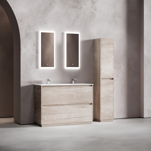 Тумба под раковину Sancos Libra Floor LB120F-2EG 119х45х84 напольная цвет дуб галифакс натуральный - фото 3